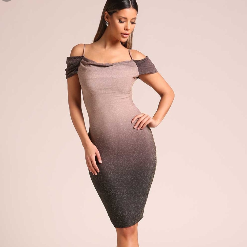 Mocha glitter dress 😍😍